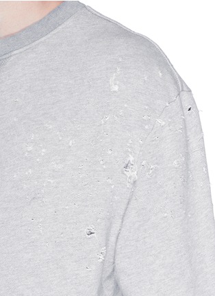 Detail View - Click To Enlarge - AMIRI - Distressed sweatshirt