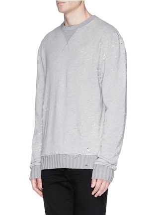 Front View - Click To Enlarge - AMIRI - Distressed sweatshirt