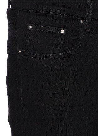 Detail View - Click To Enlarge - AMIRI - 'Stack' raw skinny jeans