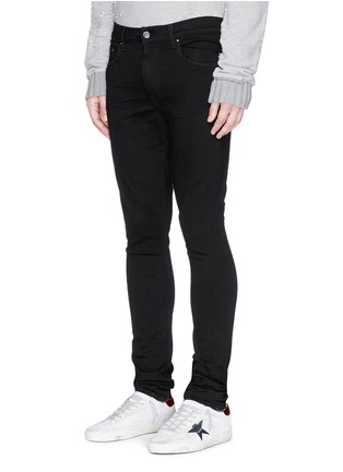 Front View - Click To Enlarge - AMIRI - 'Stack' raw skinny jeans