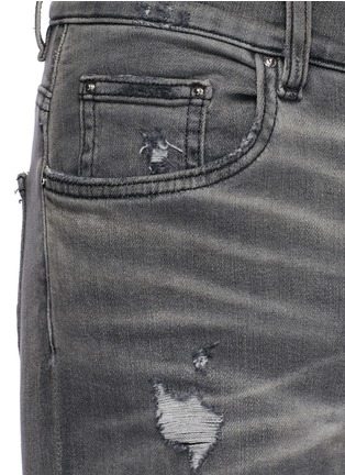 Detail View - Click To Enlarge - AMIRI - 'Thrasher' ripped skinny jeans