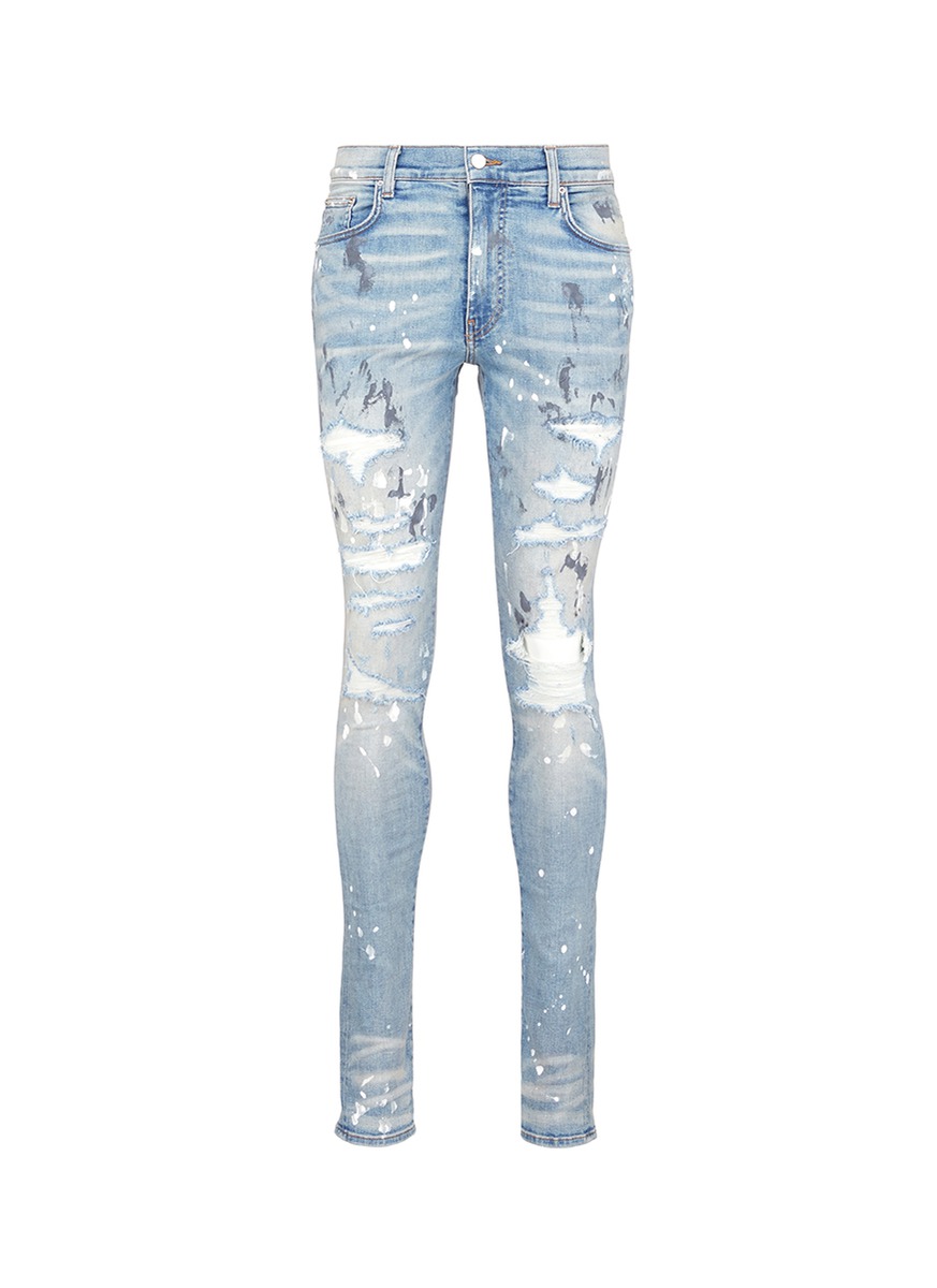 Amiri 'painter' Ripped Skinny Jeans | ModeSens