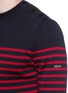 Detail View - Click To Enlarge - 73292 - 'Rochefort' stripe virgin wool sweater