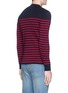 Back View - Click To Enlarge - 73292 - 'Rochefort' stripe virgin wool sweater