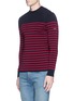 Front View - Click To Enlarge - 73292 - 'Rochefort' stripe virgin wool sweater