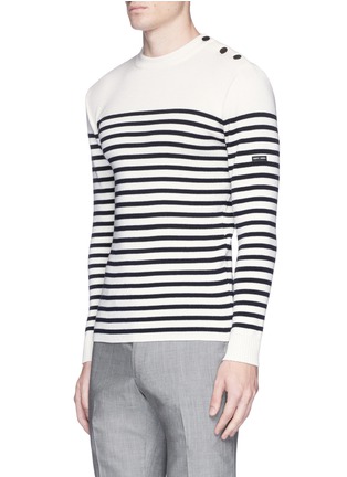 Front View - Click To Enlarge - 73292 - 'Rochefort' stripe virgin wool sweater