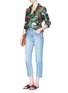 Figure View - Click To Enlarge - F.R.S FOR RESTLESS SLEEPERS - Flamingo print collared silk pyjama shirt