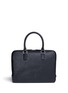 Back View - Click To Enlarge - GIORGIO ARMANI BEAUTY - Saffiano leather briefcase
