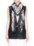 Figure View - Click To Enlarge - GIVENCHY - Paradise flower print cotton-silk scarf