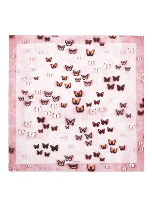 Main View - Click To Enlarge - GIVENCHY - Butterfly print silk crepe scarf