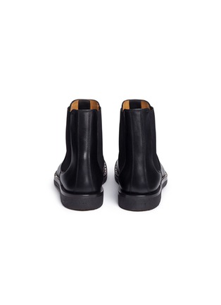 Back View - Click To Enlarge - VALENTINO GARAVANI - 'Soul Rockstud' calfskin leather Chelsea boots