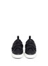 Front View - Click To Enlarge - VALENTINO GARAVANI - 'V-Punk' crisscross strap leather sneakers