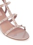 Detail View - Click To Enlarge - VALENTINO GARAVANI - 'Rockstud' caged patent leather sandals
