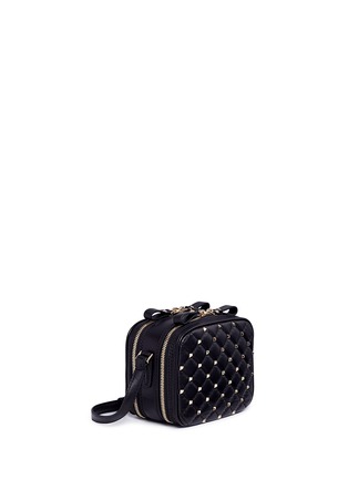 Detail View - Click To Enlarge - VALENTINO - 'Rockstud Spike' leather camera bag