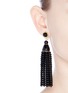 Figure View - Click To Enlarge - KENNETH JAY LANE - Beaded tassel drop clip earrings