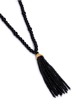 Detail View - Click To Enlarge - KENNETH JAY LANE - Tassel beaded necklace