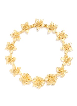 Main View - Click To Enlarge - KENNETH JAY LANE - 3D floral choker