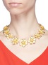 Figure View - Click To Enlarge - KENNETH JAY LANE - 3D floral choker