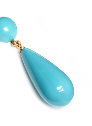 Detail View - Click To Enlarge - KENNETH JAY LANE - Chunky teardrop clip earrings