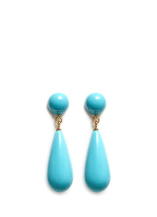 Main View - Click To Enlarge - KENNETH JAY LANE - Chunky teardrop clip earrings