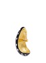 Detail View - Click To Enlarge - KENNETH JAY LANE - Polka dot enamel clip earrings