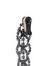 Detail View - Click To Enlarge - KENNETH JAY LANE - Glass crystal lace drop clip earrings