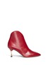 Main View - Click To Enlarge - VALENTINO GARAVANI - Screw heel asymmetric shaft leather boots