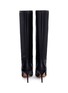 Back View - Click To Enlarge - VALENTINO GARAVANI - 'Lovestud' embellished knee high leather boots