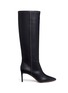 Main View - Click To Enlarge - VALENTINO GARAVANI - 'Lovestud' embellished knee high leather boots