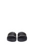 Front View - Click To Enlarge - VALENTINO GARAVANI - Rockstud PVC slide sandals