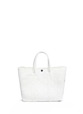 Detail View - Click To Enlarge - TRUSS - Small woven PVC crossbody tote