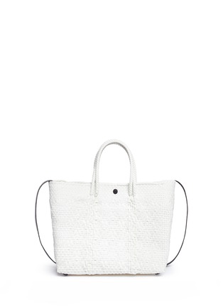Main View - Click To Enlarge - TRUSS - Small woven PVC crossbody tote