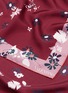 Detail View - Click To Enlarge - VALENTINO GARAVANI - Floral print silk twill scarf