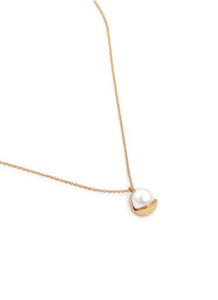 Detail View - Click To Enlarge - BELINDA CHANG - 'Fruity' 18k gold plated pearl pendant necklace