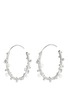 Main View - Click To Enlarge - BELINDA CHANG - 'First Frost' freshwater pearl large hoop earrings
