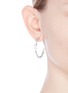 Figure View - Click To Enlarge - BELINDA CHANG - 'First Frost' freshwater pearl large hoop earrings