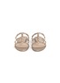 Front View - Click To Enlarge - VALENTINO GARAVANI - 'Rockstud' caged calfskin leather slide sandals