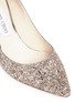 Detail View - Click To Enlarge - JIMMY CHOO - 'Romy 60' coarse glitter pumps