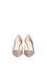 Front View - Click To Enlarge - JIMMY CHOO - 'Romy 60' coarse glitter pumps
