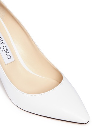 Detail View - Click To Enlarge - JIMMY CHOO - 'Romy 85' kid leather pumps