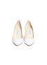 Front View - Click To Enlarge - JIMMY CHOO - 'Romy 85' kid leather pumps