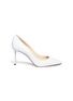 Main View - Click To Enlarge - JIMMY CHOO - 'Romy 85' kid leather pumps