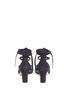Back View - Click To Enlarge - JIMMY CHOO - 'Flynn 65' ankle tie suede sandals