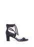 Main View - Click To Enlarge - JIMMY CHOO - 'Flynn 65' ankle tie suede sandals
