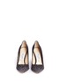 Front View - Click To Enlarge - JIMMY CHOO - 'Romy 100' star embellished suede pumps