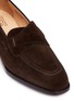 Detail View - Click To Enlarge - GEORGE CLEVERLEY - 'Matthew' butterfly vamp suede loafers