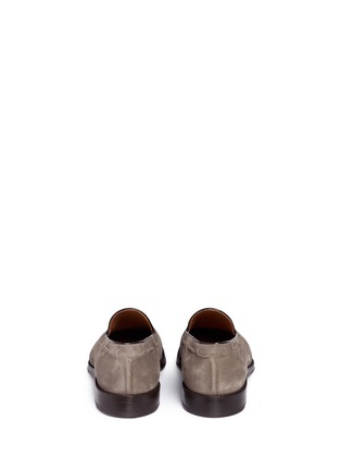 Back View - Click To Enlarge - DOUCAL'S - Suede tassel loafers