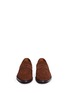 Front View - Click To Enlarge - DOUCAL'S - Suede penny loafers