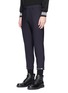 Front View - Click To Enlarge - NEIL BARRETT - Zip cuff cropped pants