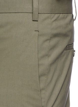 Detail View - Click To Enlarge - NEIL BARRETT - Cropped cotton poplin jogging pants